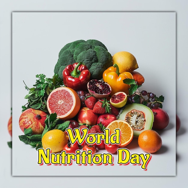 PSD world nutrition day health day food day vegetarian day vegan day food safety international fruit day