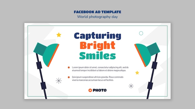 World photography day facebook template