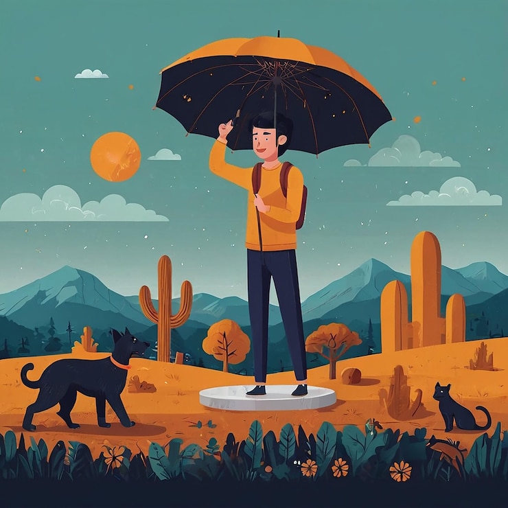 PSD world photography day illustration