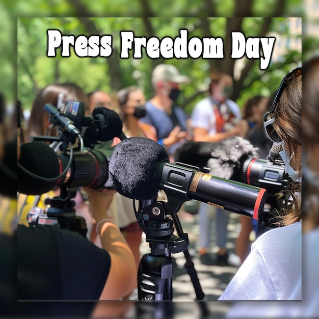 PSD world press freedom day background