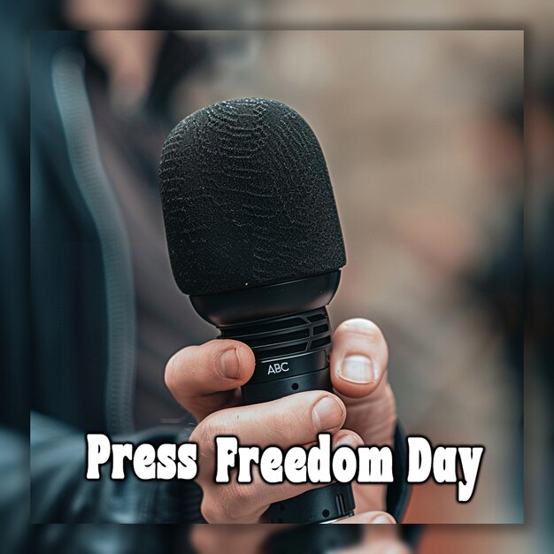 Background della giornata mondiale della libertà di stampa