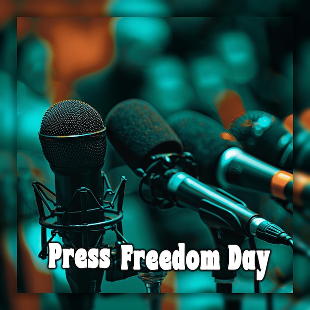 PSD world press freedom day background