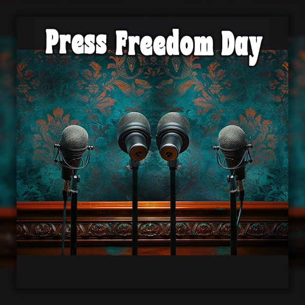 PSD world press freedom day background