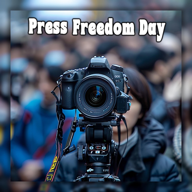 PSD world press freedom day background