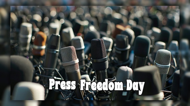 PSD world press freedom day background