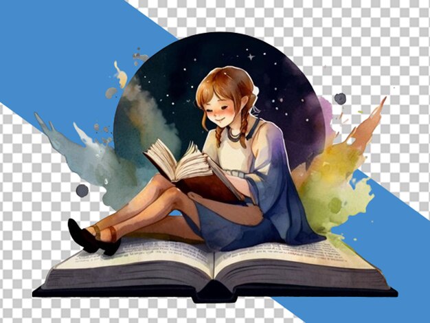 PSD world reading day concept