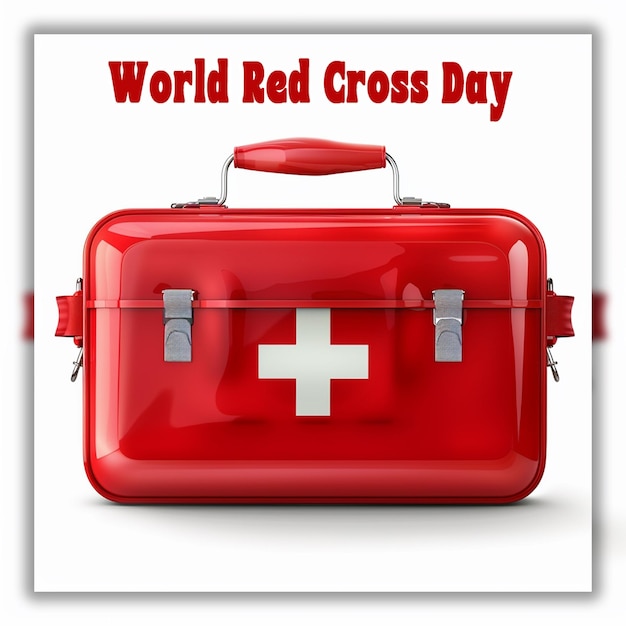 World red cross day international celebration background