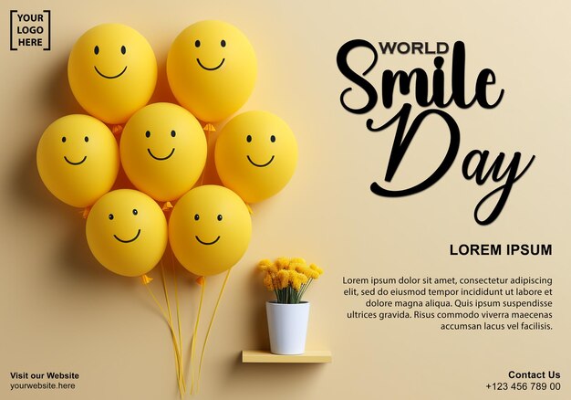 Celebrazione dell'evento della giornata mondiale del sorriso