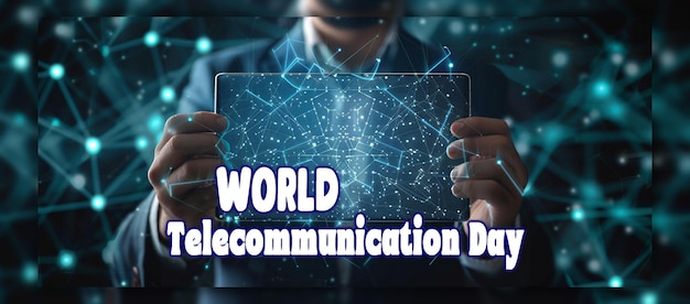 PSD 世界電気通信デー スマートシティと通信ネットワーク 電気通信の背景