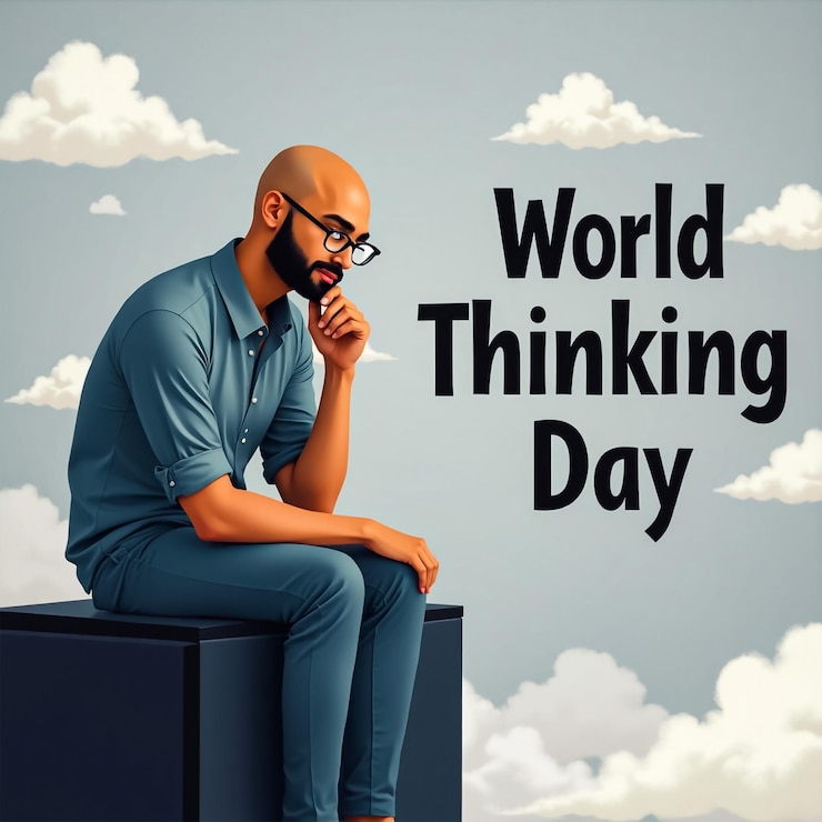 PSD world thinking day social media design