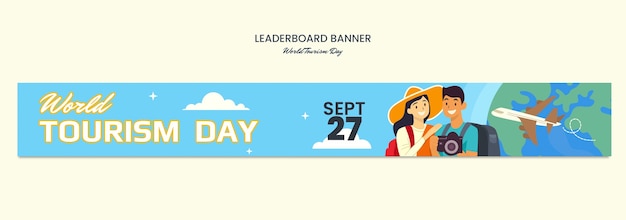 World tourism day template design