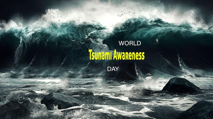 PSD world tsunami awareness day background