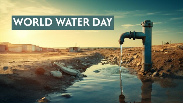 World water day background