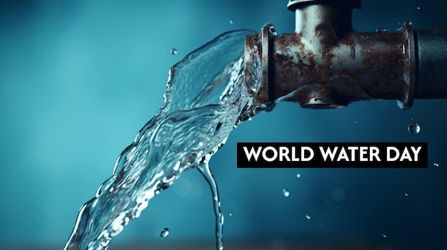 PSD world water day background