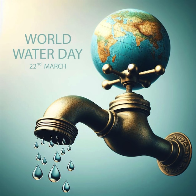 PSD world water day background