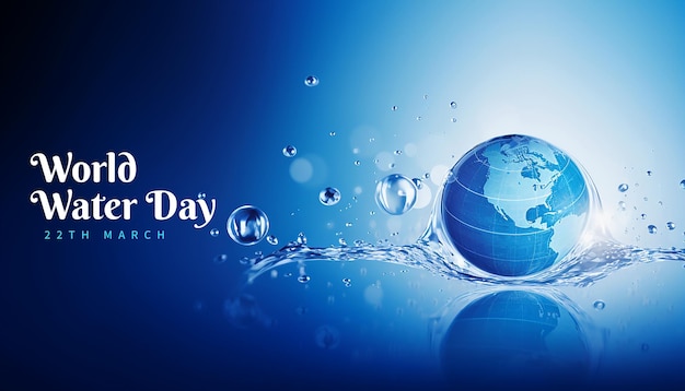 World water day background