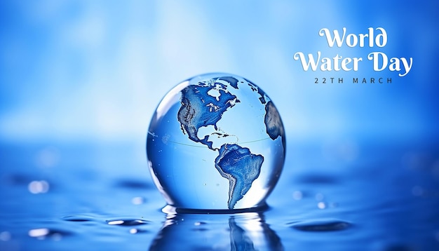 PSD world water day background