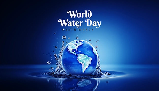 World water day background