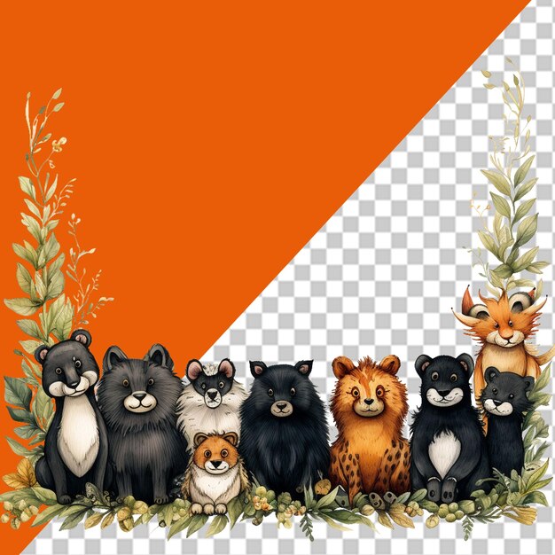 PSD world wildlife day png illustration