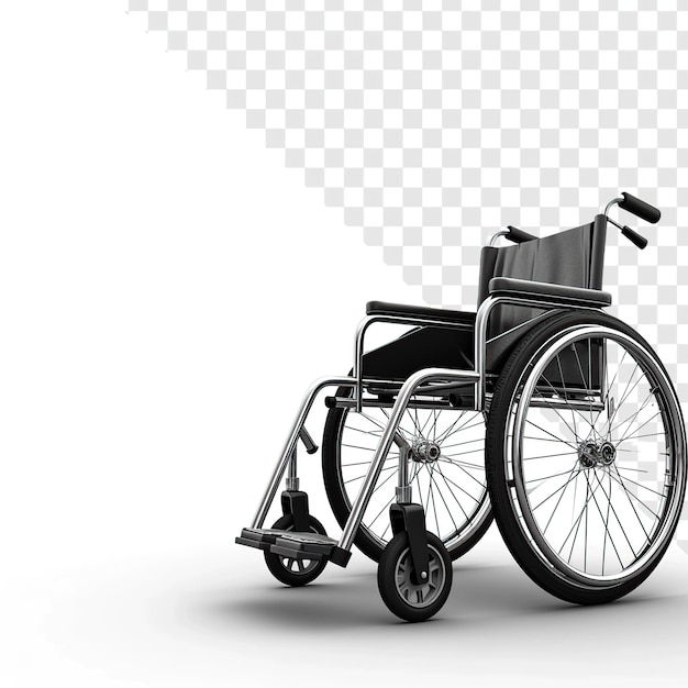 PSD wózki inwalidzkie izolowane wysoka wygoda przezroczyste tło
