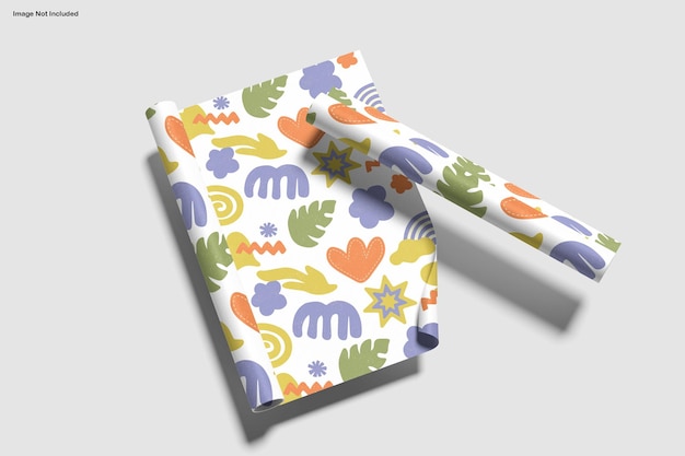 Wrapping paper mockup