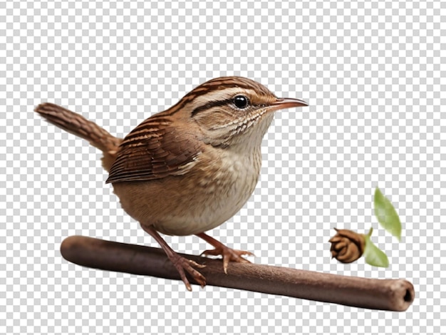 Wren on transparent background