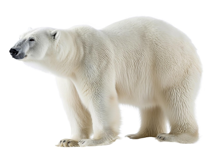 PSD wycięcie w kształcie niedźwiedzia polarnego