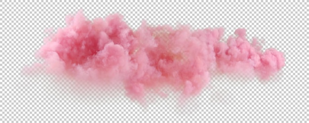 PSD wycinanka freedom wieczorem bawełniane chmury kształty na przezroczystym tle ilustracji 3d