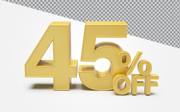 Wyprzedaż 45 procent oferty numer 3d