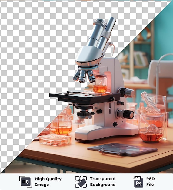PSD wysokiej jakości przezroczyste psd realistyczne zdjęcia naukowca _ s eksperymenty naukowe laboratorium