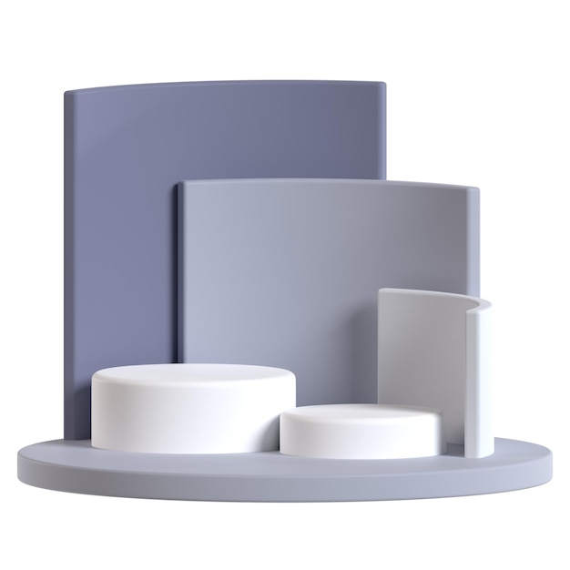 Wyświetlacz Podium Abstract 3D Geometria obiektu