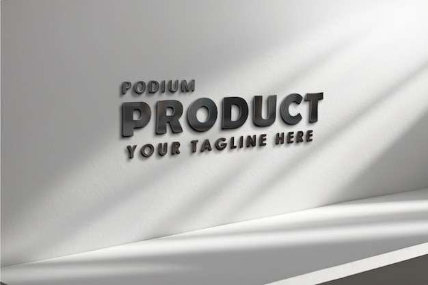 Wyświetlacz produktów na podium realistyczny makiet