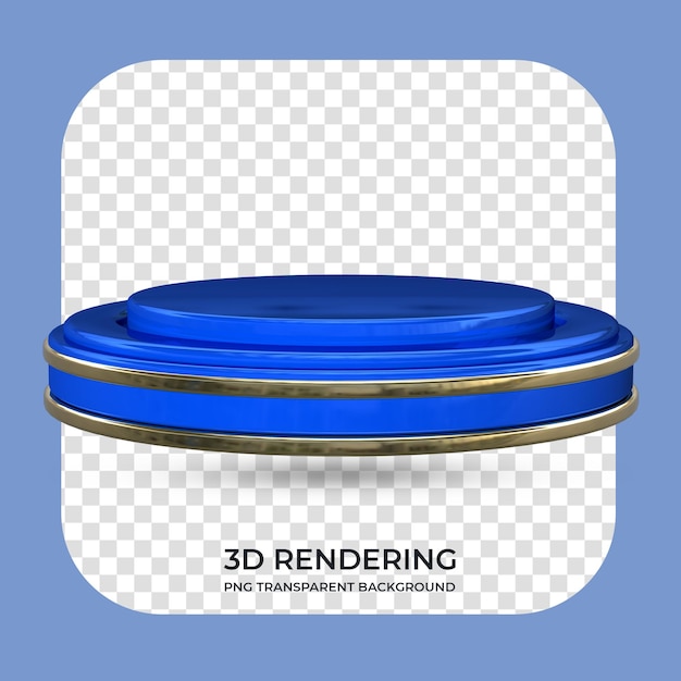 Wyświetlacz Produktu Podium Renderowania 3d Przezroczyste Tło