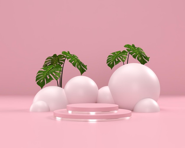 Wyświetlanie podium w kształcie geometrycznym sceny 3D