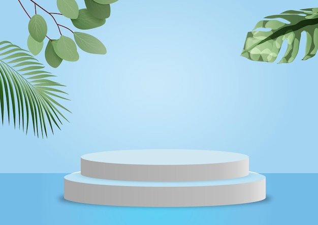Wyświetlanie produktu 3d tło podium
