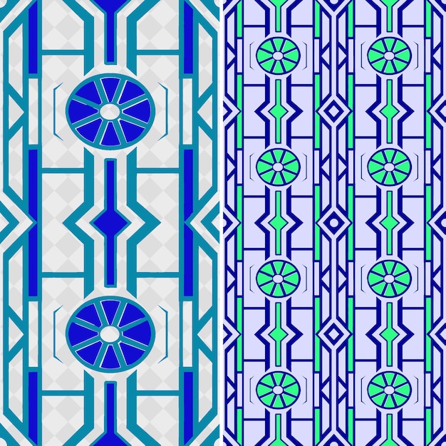 PSD wzorce art deco z kształtami geometrycznymi i zawarte w rec creative abstract geometric vector