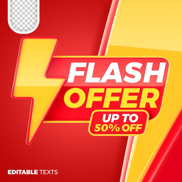 Wzorzec promocyjny banera sprzedaży flash