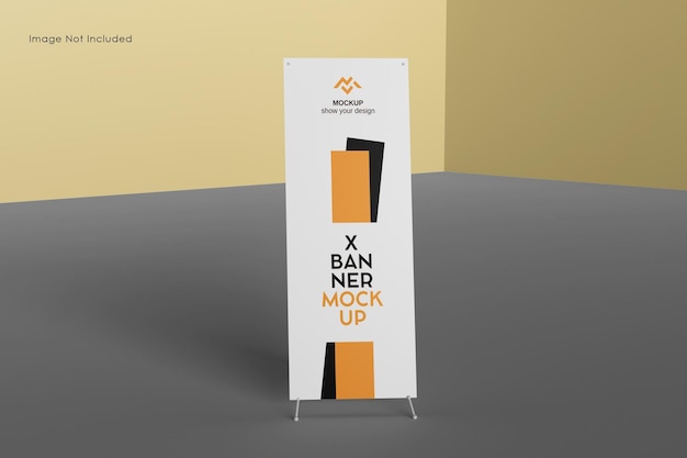 X banner mockup design