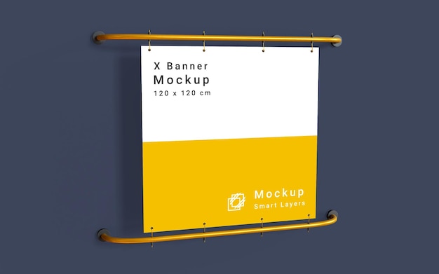 PSD x design mockup banner