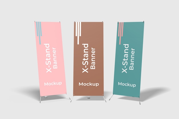 PSD x banner mockup