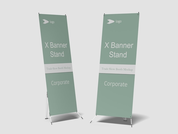 X-banner mockup
