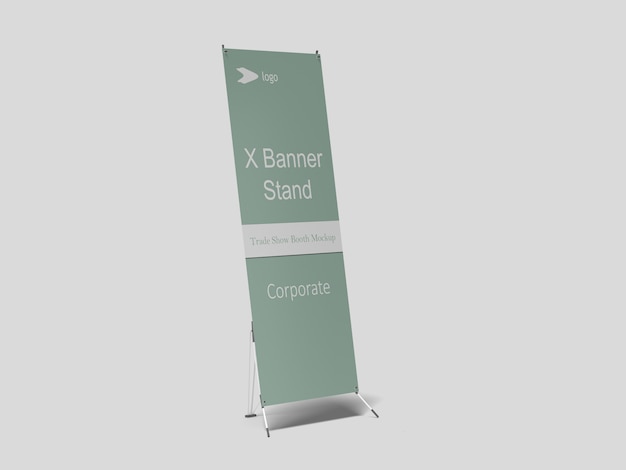 X-banner mockup