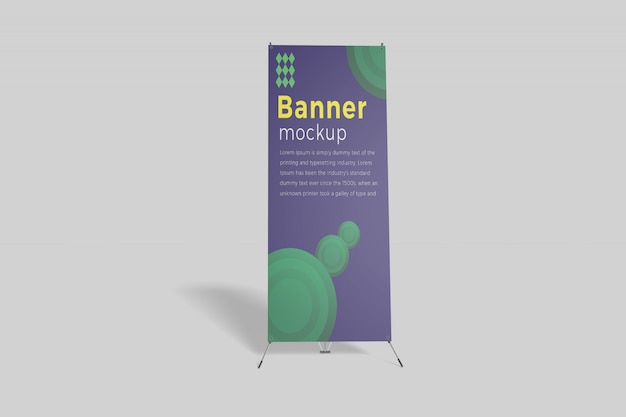 X banner mockup