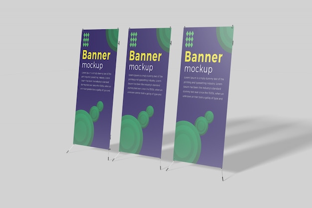 X banner mockup