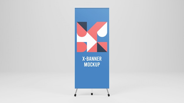 PSD mockup di x-banner