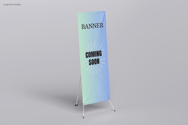 PSD mockup di x banner