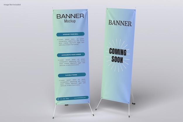 Mockup di x banner