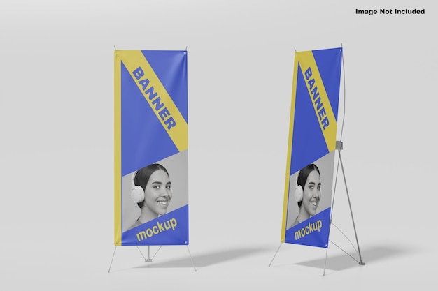 PSD x banner mockup