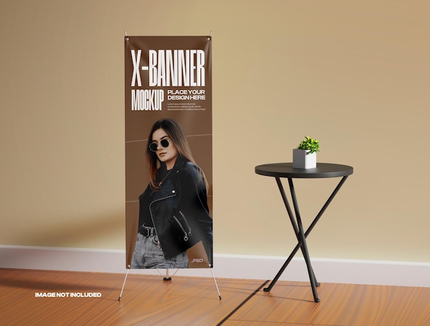 PSD x banner mockup