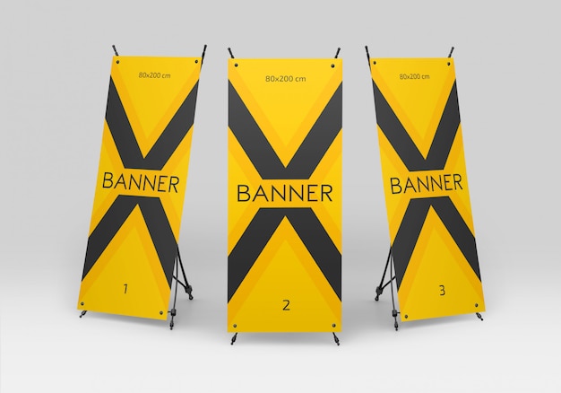 X banner mockup